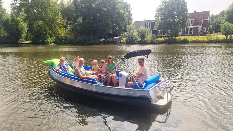 10 personen aluminium eco boot Linge