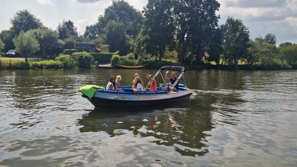 10 personen aluminium eco boot Linge