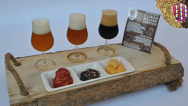 Bierproeverij aan boord Linge