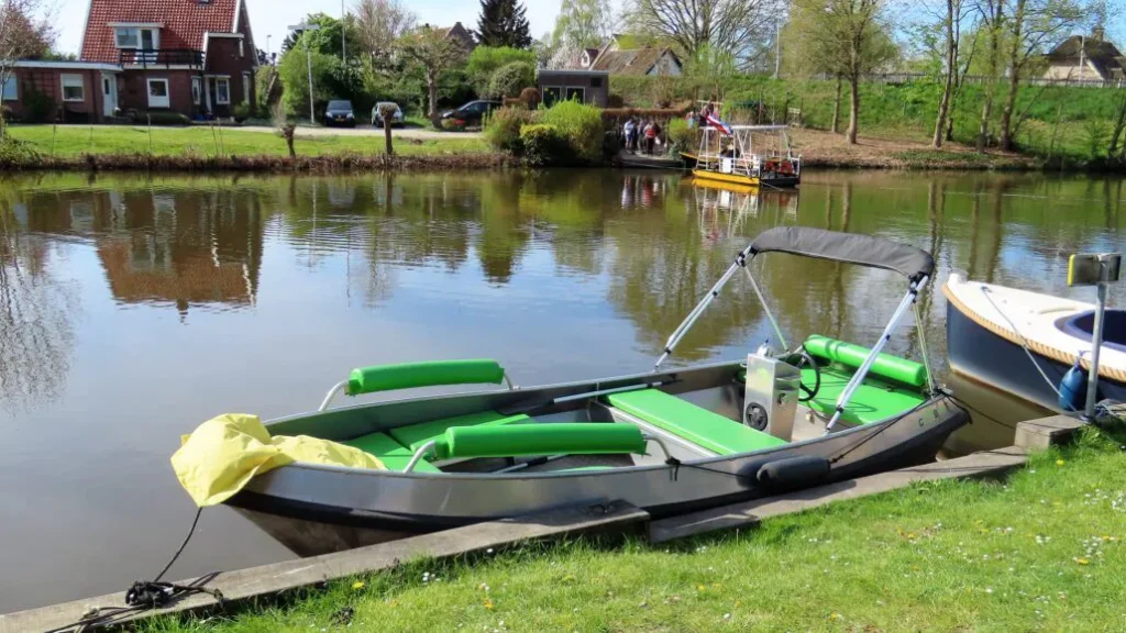 Elektrische aluminium boot