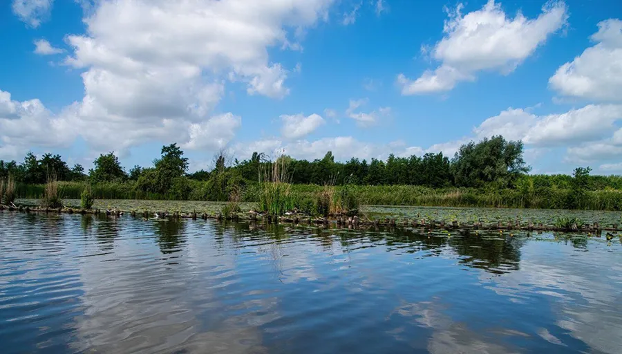 Vaarroute omgeving de Linge